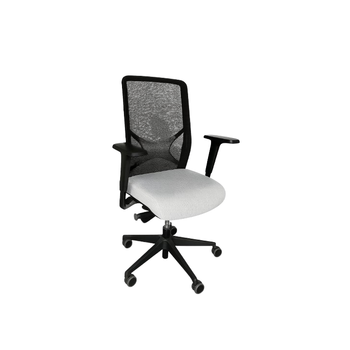 Fauteuil de bureau avec roulettes et assise rotative