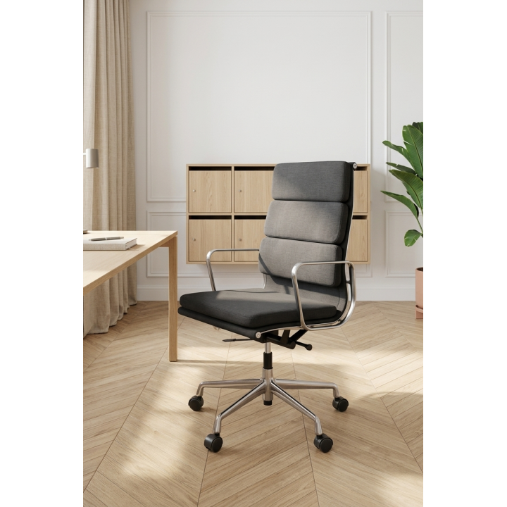 Fauteuil de bureau avec roulettes et rotation