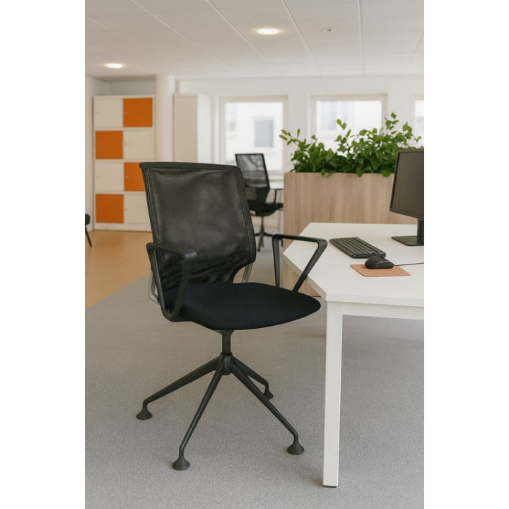 Fauteuil de bureau avec rotation assise et dossier en résille