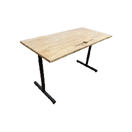 Bureau Droit 140cm en bois