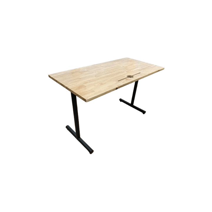 Bureau Droit 140cm en bois