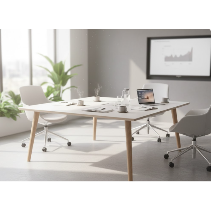 Table de réunion 120x120cm