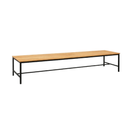 Table en bois de cafétéria rectangulaire