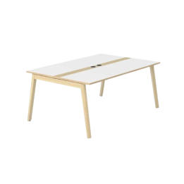 Table de réunion rectangulaire Nova Wood