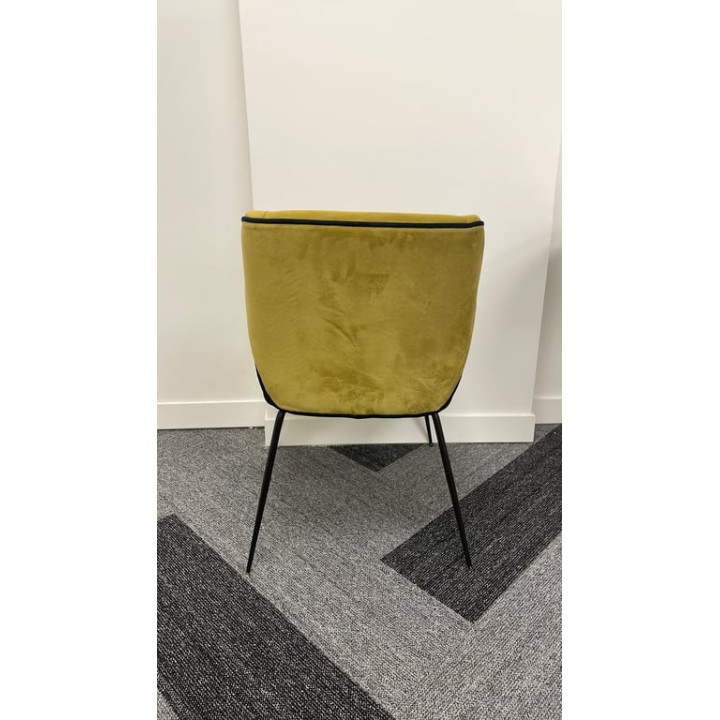 Fauteuil en Velours sans Accoudoirs