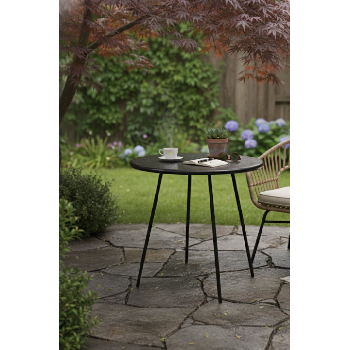 Table d'extérieur Ronde en Métal