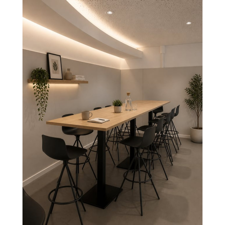 Table haute rectangulaire