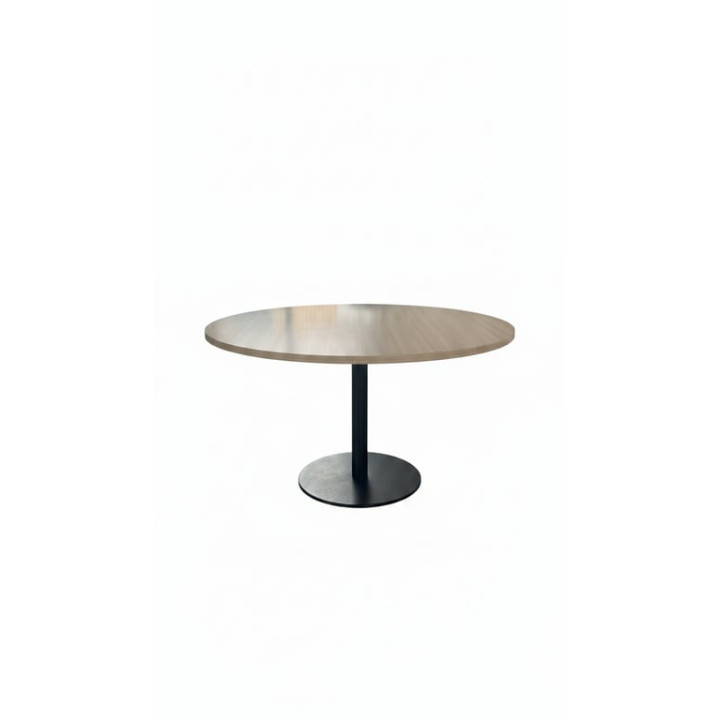 Table de cafétéria ronde en bois mélaminé