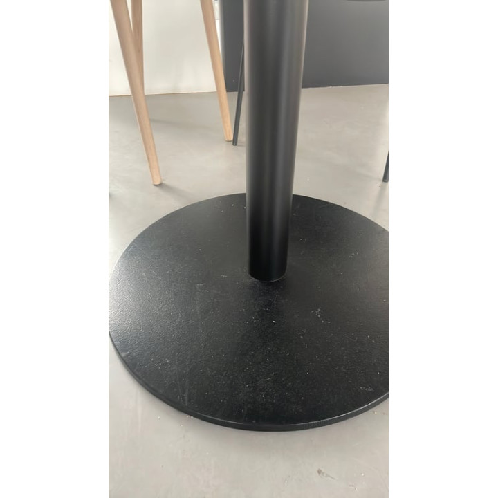 Table de cafétéria ronde en bois mélaminé