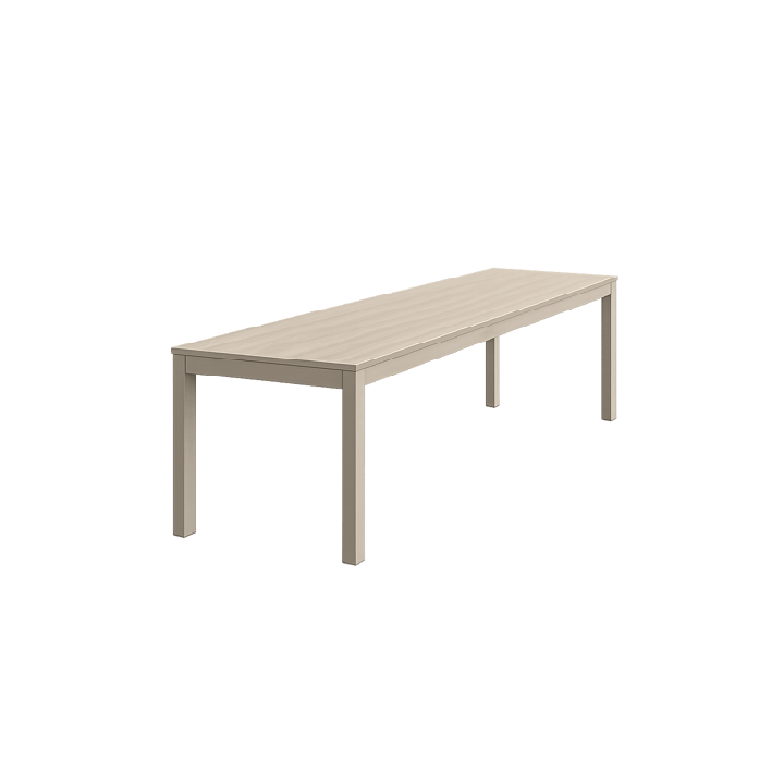Table de cafétéria rectangulaire en bois mélaminé - Hutten