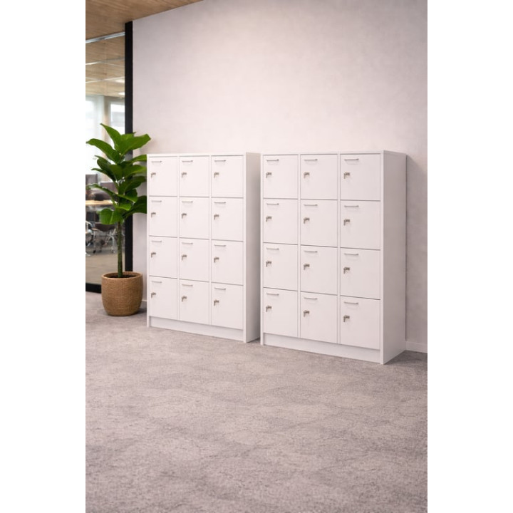 Casier de rangement avec fermeture à clé