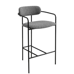 Chaise/tabouret haut avec accoudoirs