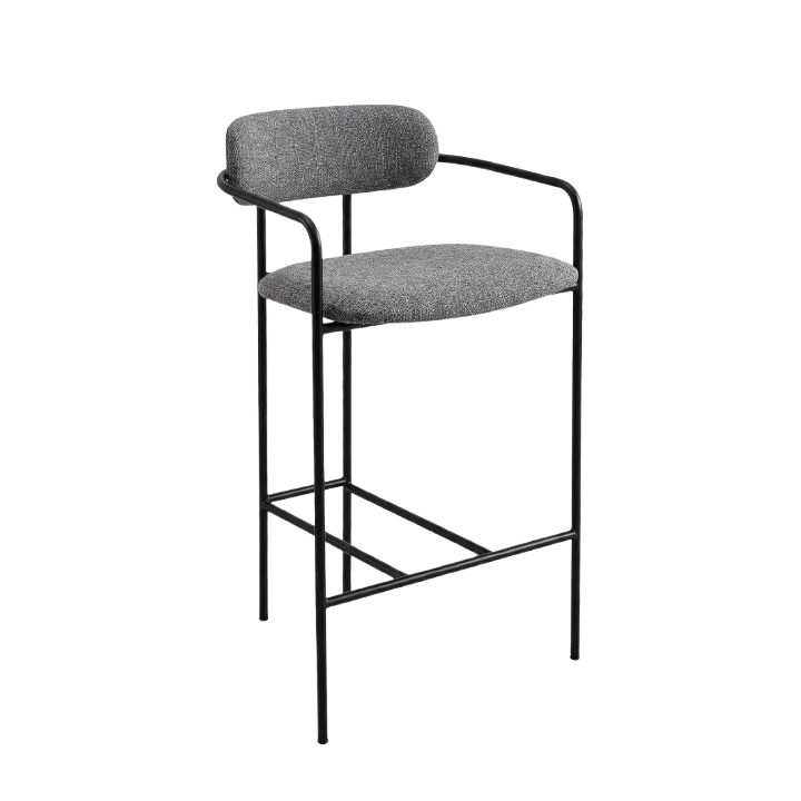 Chaise/tabouret haut avec accoudoirs