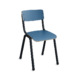 Chaise de cafétéria empilable
