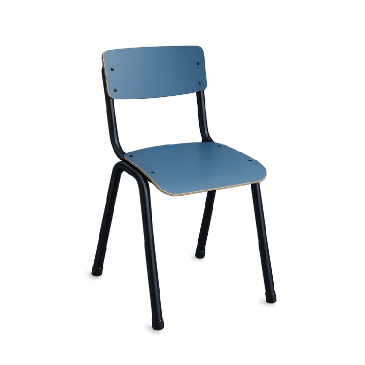 Chaise de cafétéria empilable