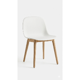 Chaise Fiber Chair wood Muuto