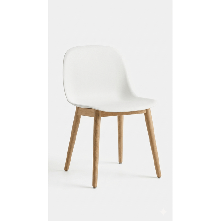Chaise Fiber Chair wood Muuto