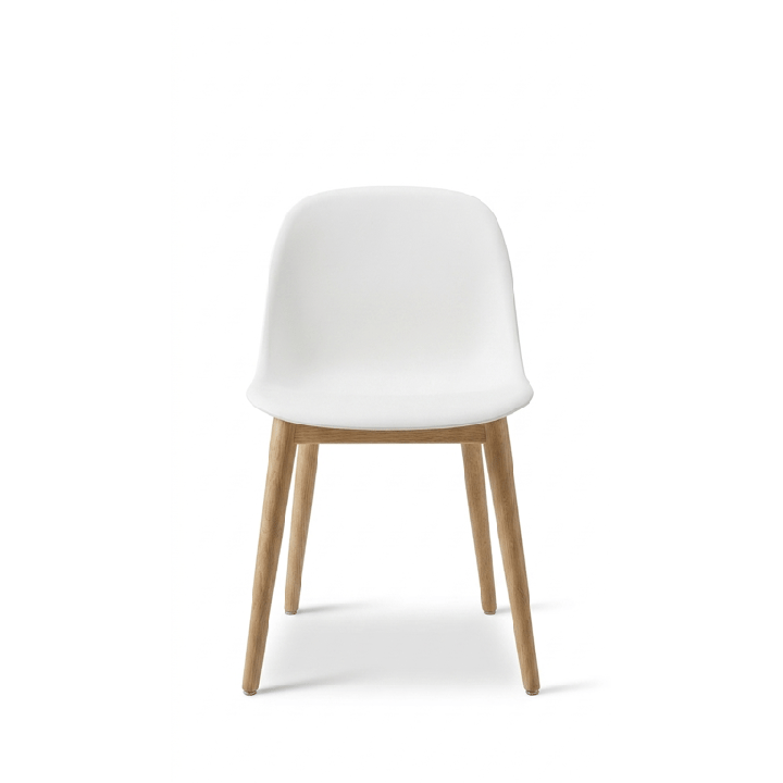 Chaise Fiber Chair wood Muuto
