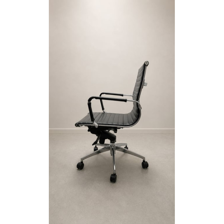 Chaise de réunion en cuir Leixin