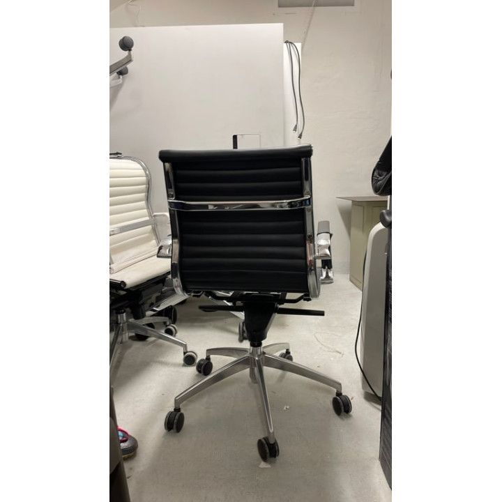 Chaise de réunion en cuir Leixin