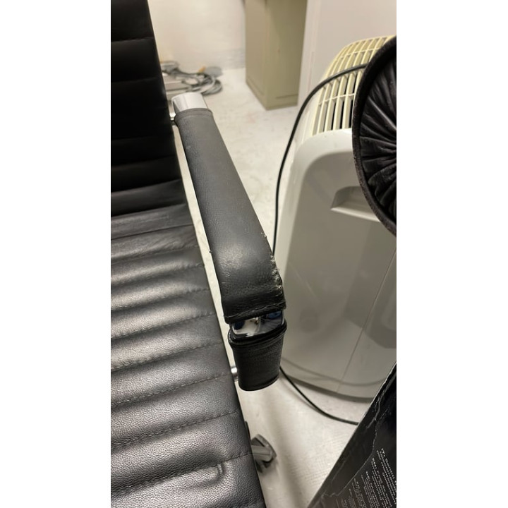 Chaise de réunion en cuir Leixin