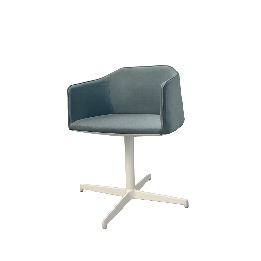 Chaise de réunion avec accoudoirs et piètement en étoile