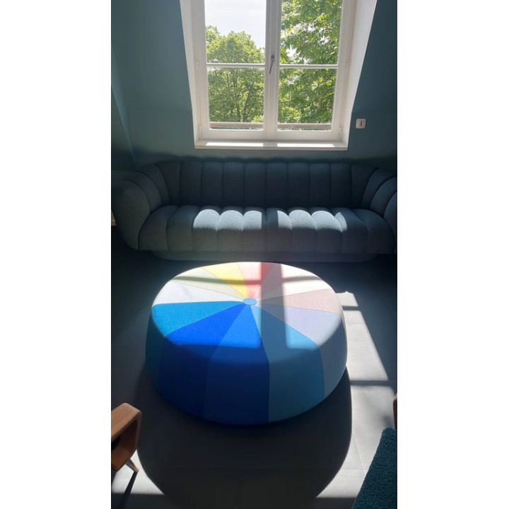 Table basse ronde en tissu - LBC / La Cividina