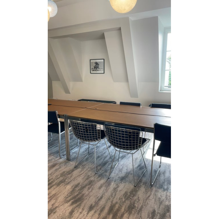 Chaise design Knoll Bertoia Chromé