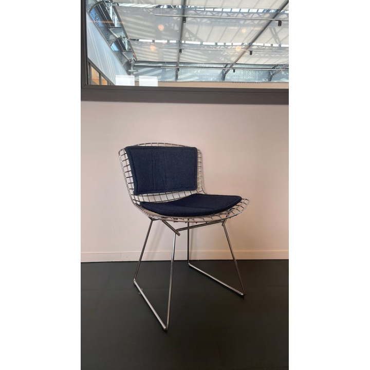 Chaise design Knoll Bertoia Chromé