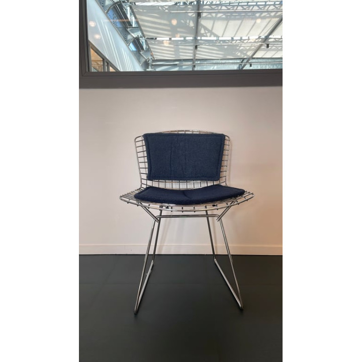 Chaise design Knoll Bertoia Chromé