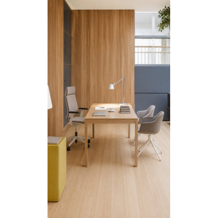 Table de réunion en bois mélaminé