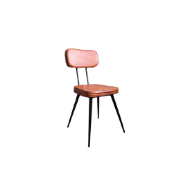 Chaise de réunion sans roulettes ni accoudoirs, dossier plein