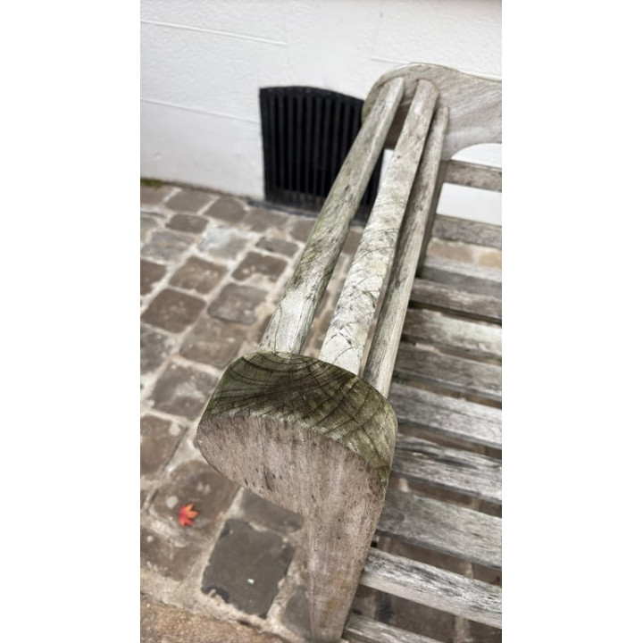 Banc en Bois Gris Clair