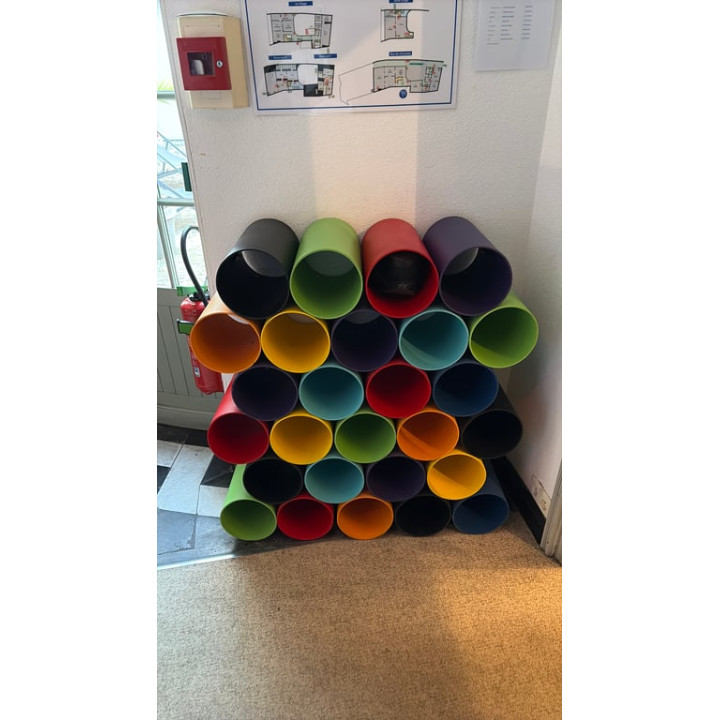Casier de Rangement en Plastique sans Roulettes, 27 Compartiments