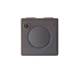 Casier de rangement en plastique avec porte battante
