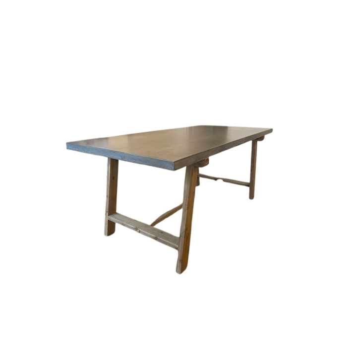 Table de réunion rectangulaire en bois