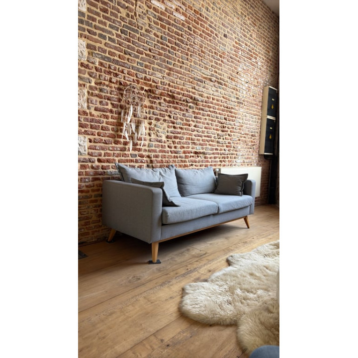 Canapé rectangulaire avec accoudoirs