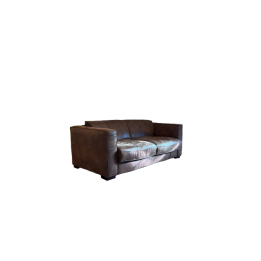Canapé rectangulaire avec accoudoirs