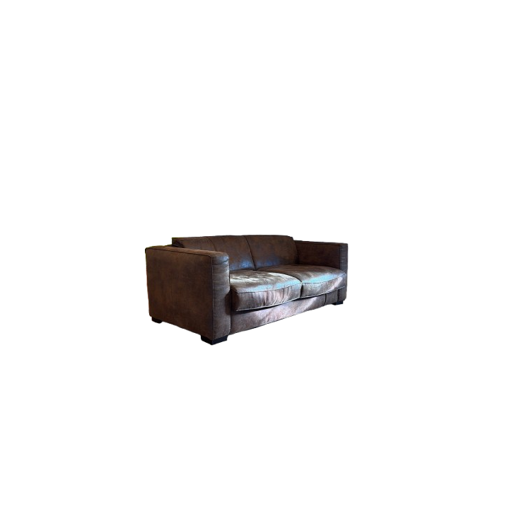 Canapé rectangulaire avec accoudoirs