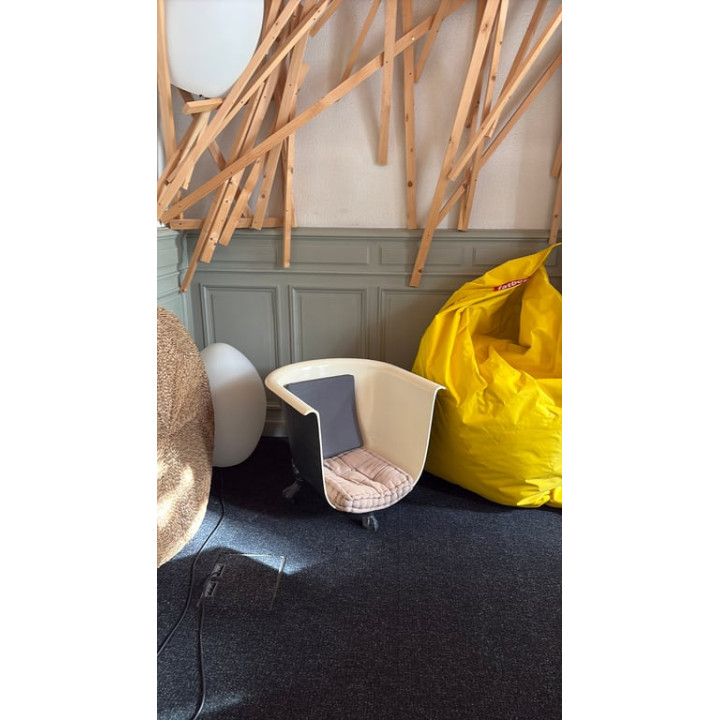 Fauteuil en Fonte avec Accoudoirs