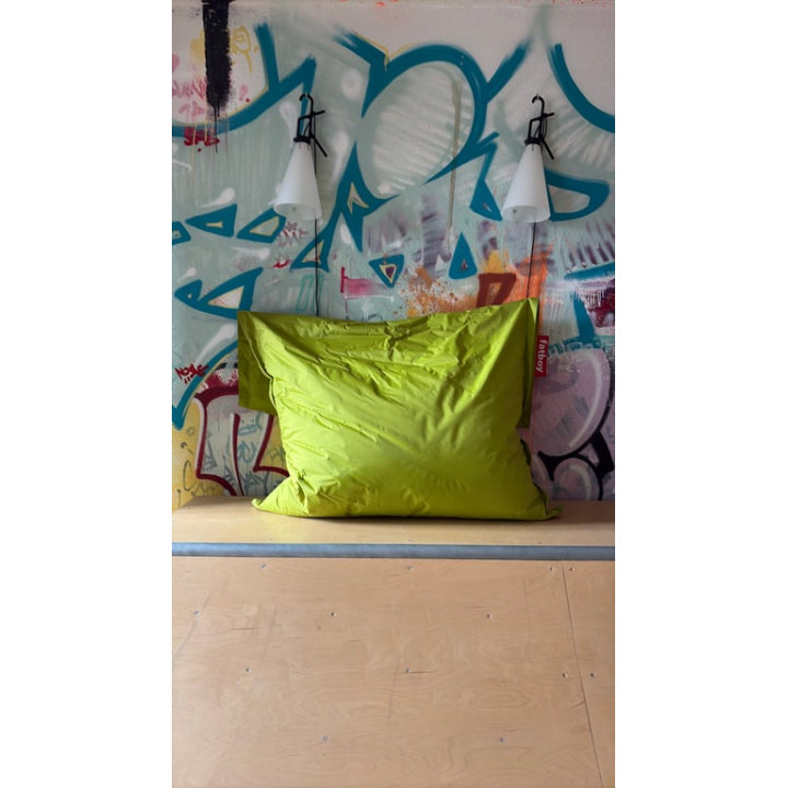 Pouf en tissu Chelsea Cucumber