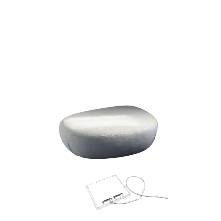 Pouf en Tissu Cascade