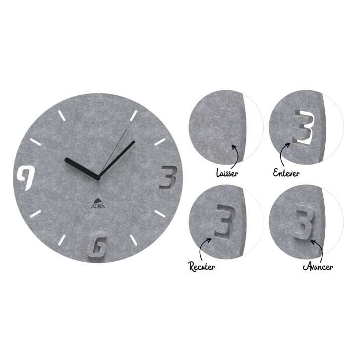 Horloge murale PET HALO