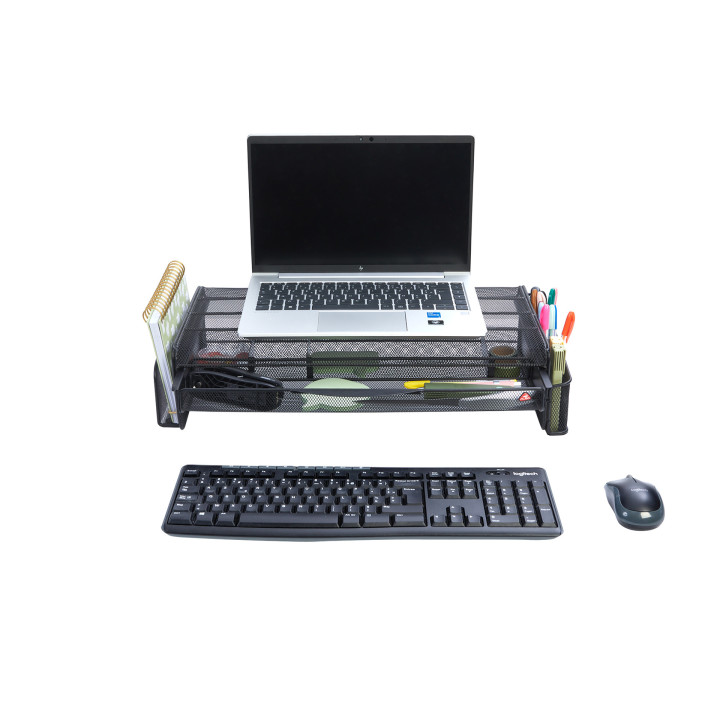 Rehausseur d'écran + organiseur de bureau