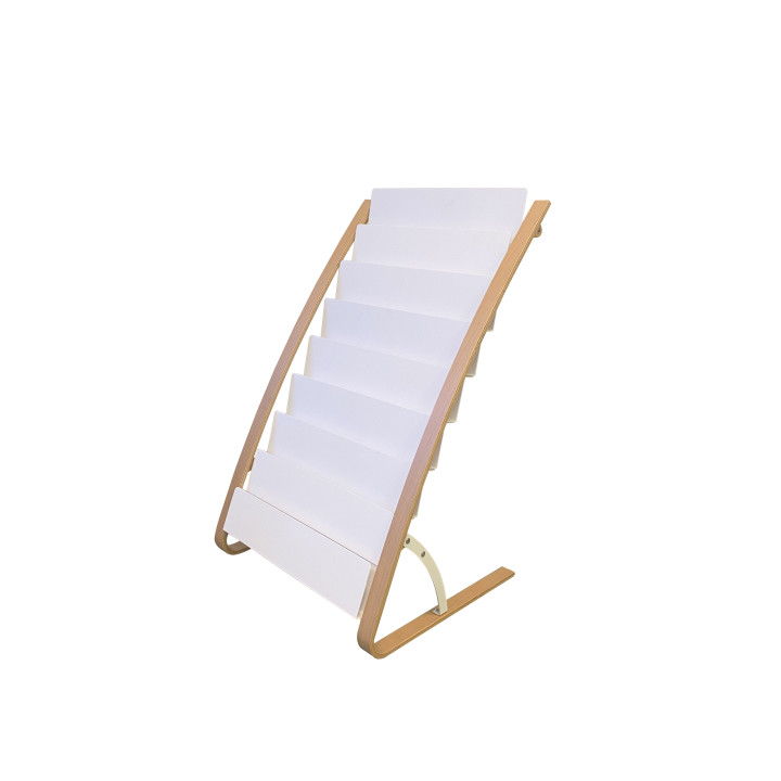 Présentoir de sol 8x2 compartiments