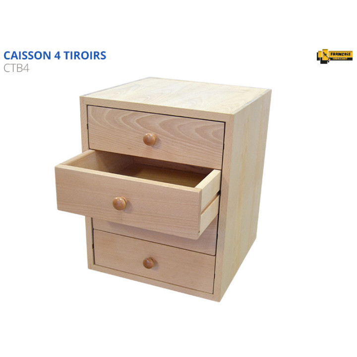 Caisson de 4 tiroirs