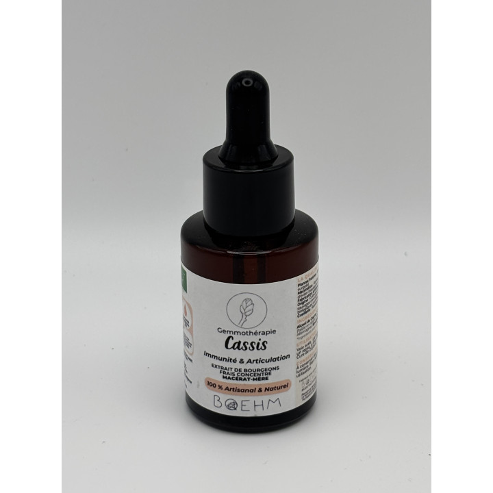 Gemmothérapie Cassis - Immunité et articulation (tous animaux) 30 ml