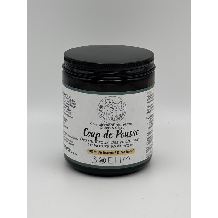 Poudre de plante Coup de pousse pour chat et chien 50 g