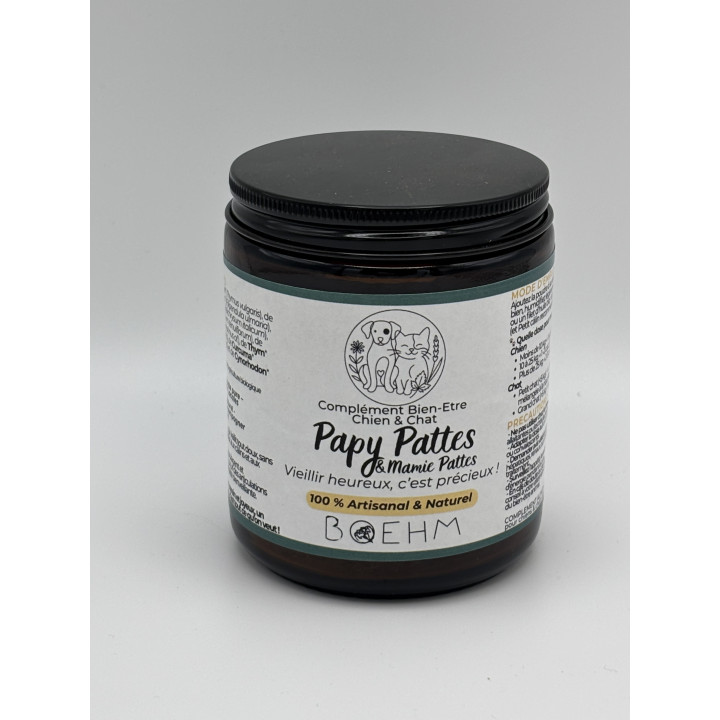 Poudre de plante Papy pattes pour chat et chien 50 g