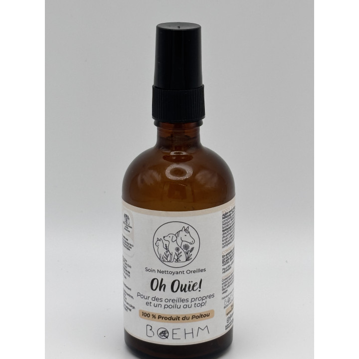 Soin naturel pour les oreilles (tous animaux) 100 ml